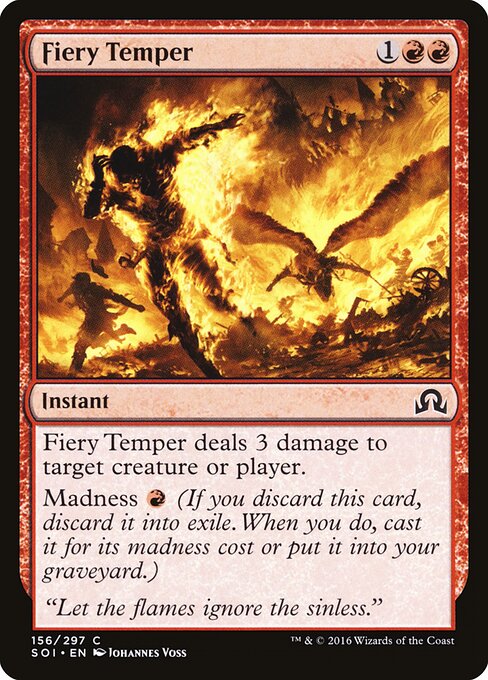 Fiery Temper card art