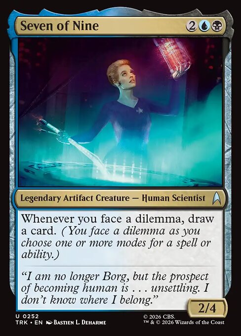 Seven of Nine card art
