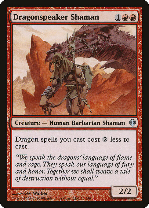 Dragonspeaker Shaman card art