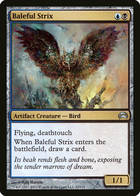 Baleful Strix card art
