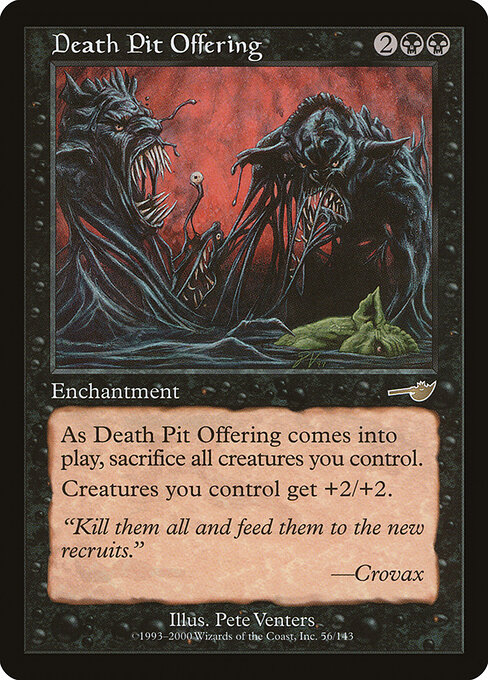 Death Pit Offering card art