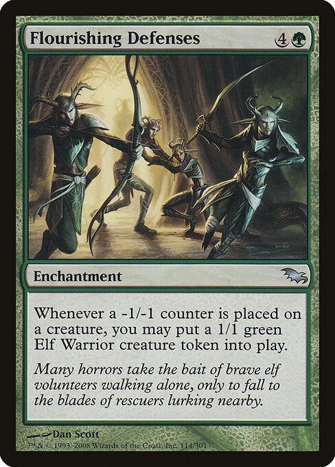 Flourishing Defenses card art