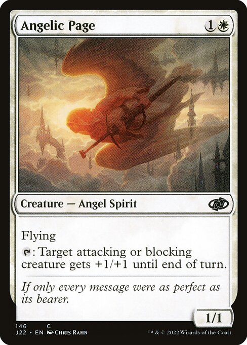 Angelic Page card art