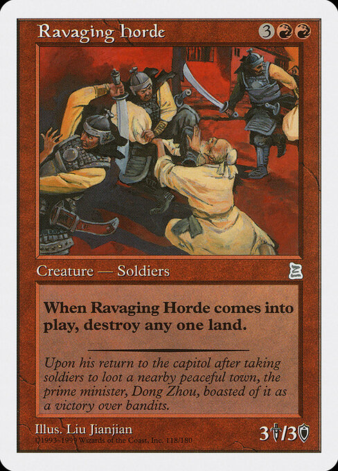 Ravaging Horde card art