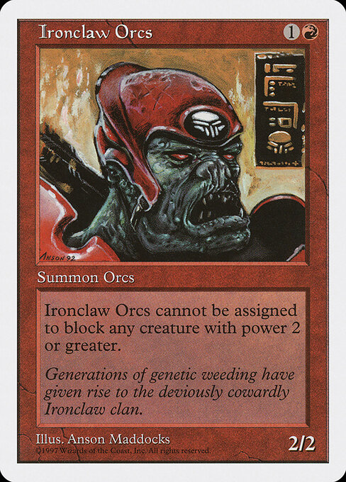Ironclaw Orcs card art