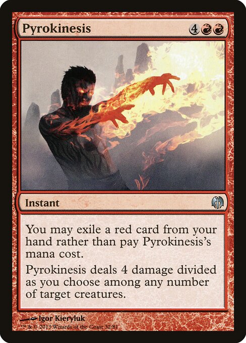 Pyrokinesis card art