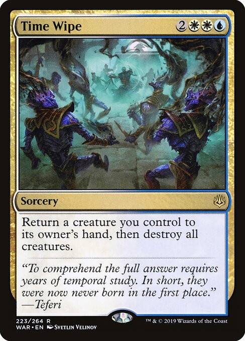 Time Wipe card art