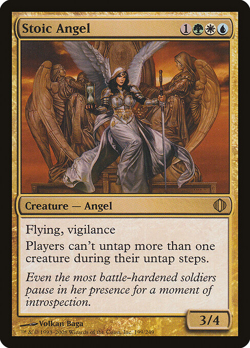 Stoic Angel card art