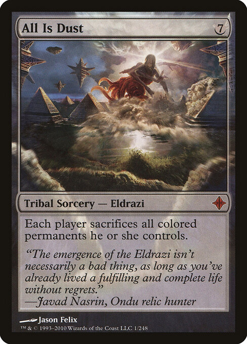All Is Dust card art