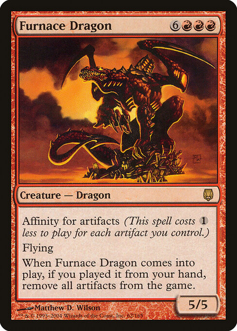 Furnace Dragon card art