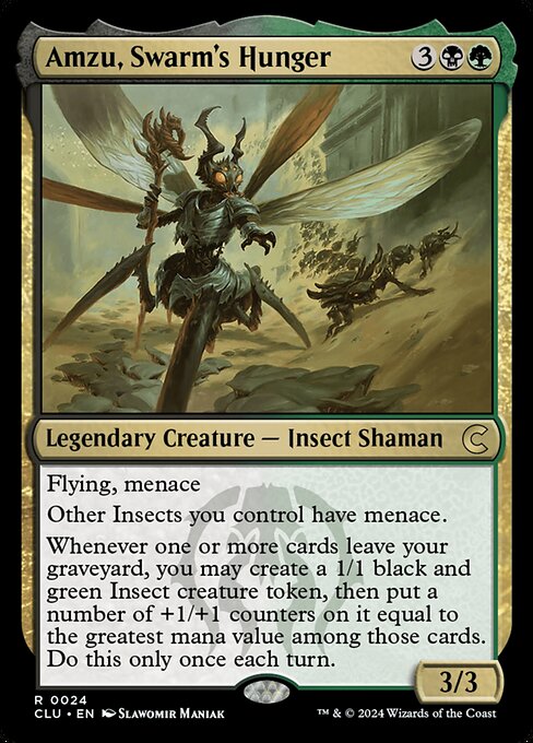 Amzu, Swarm's Hunger card art