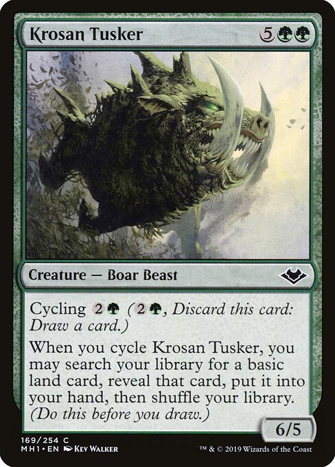 Krosan Tusker card art