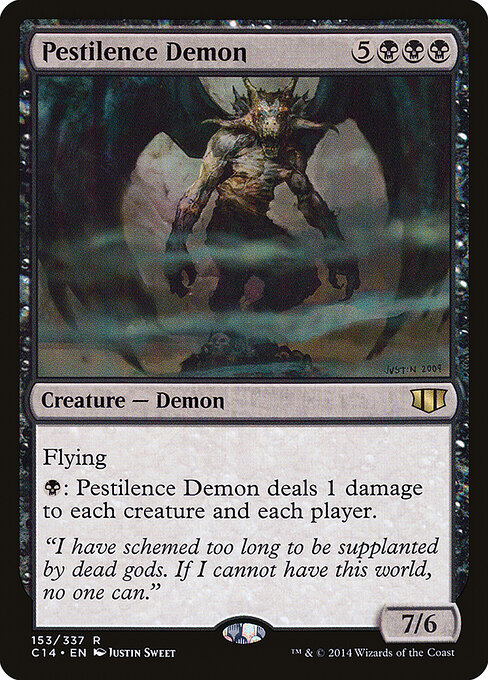 Pestilence Demon card art