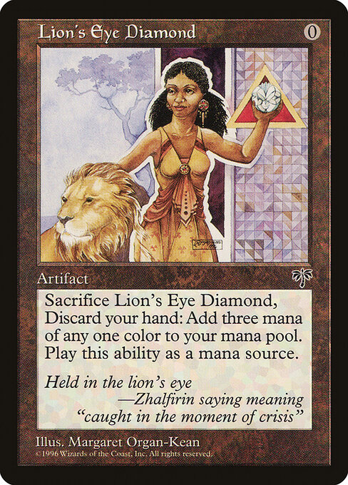Lion's Eye Diamond card art