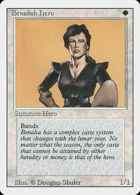 Benalish Hero card art