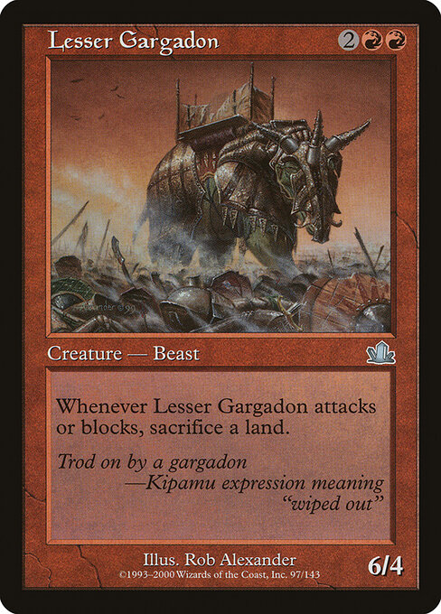 Lesser Gargadon card art