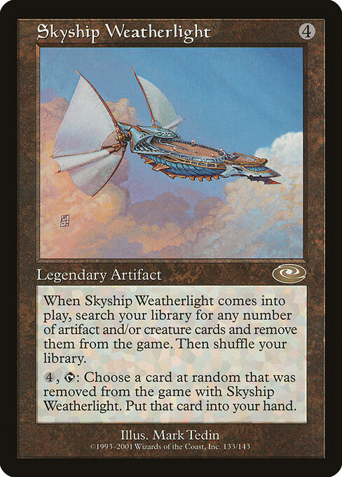 Skyship Weatherlight card art