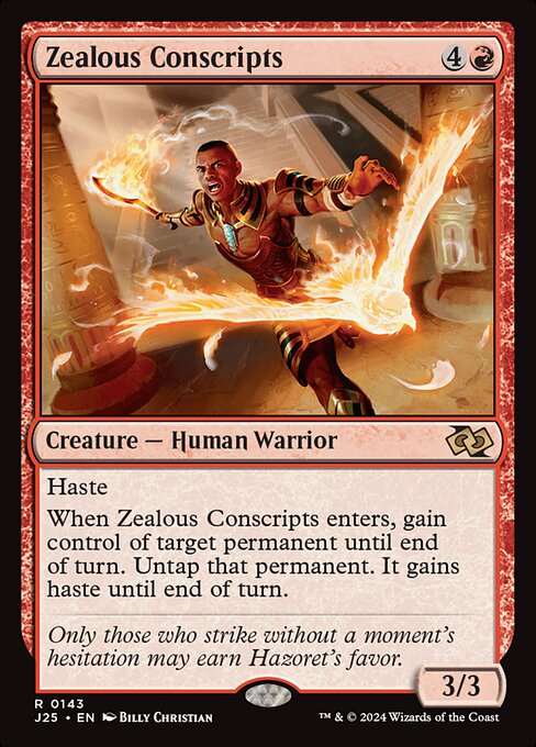 Zealous Conscripts card art