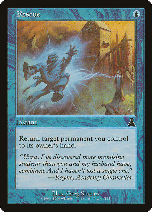 Rescue card art