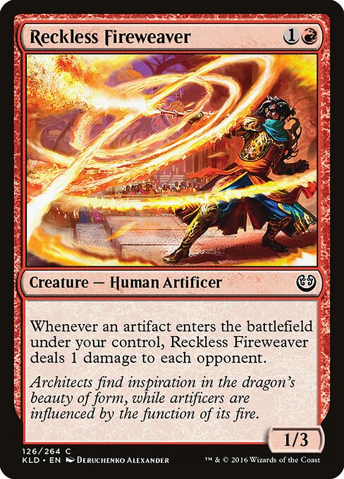Reckless Fireweaver card art