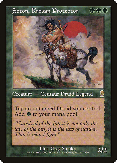 Seton, Krosan Protector card art