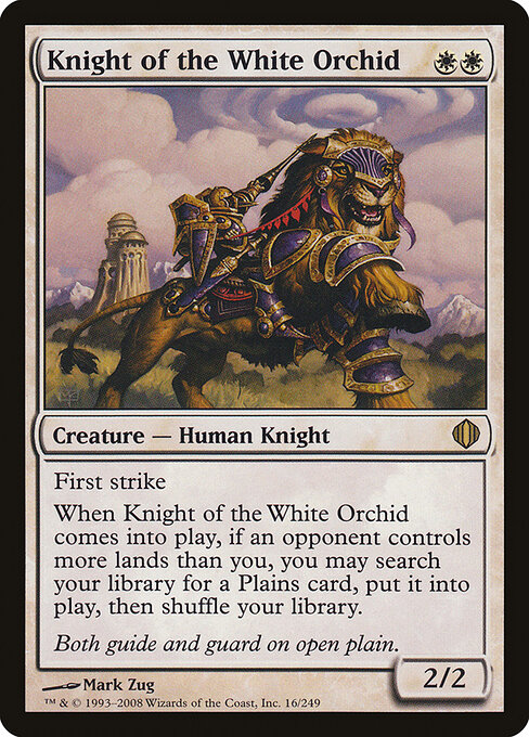 Knight of the White Orchid card art