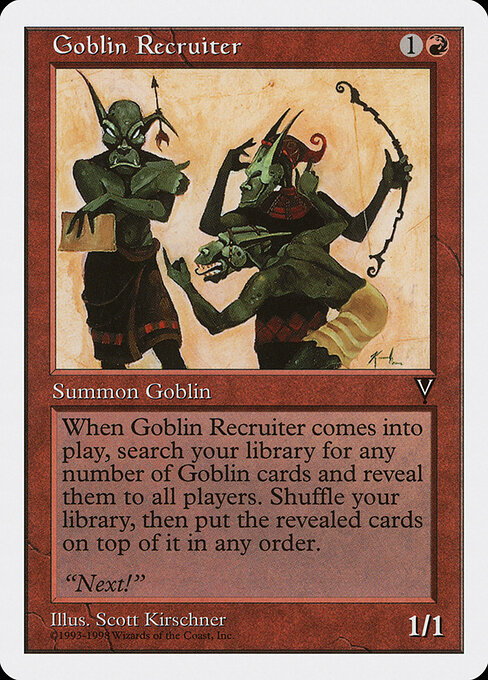 Goblin Recruiter card art