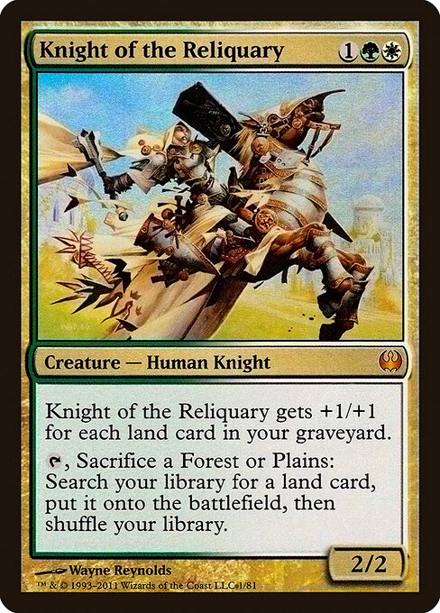 Knight of the Reliquary card art