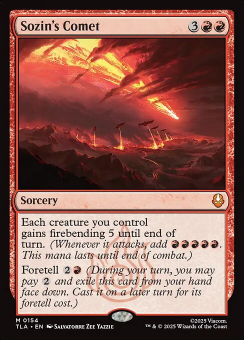 Sozin's Comet card art
