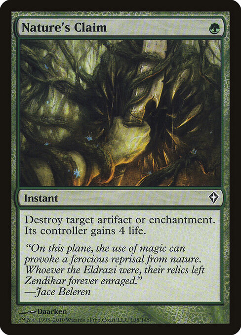 Nature's Claim card art