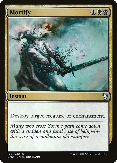 Mortify card art