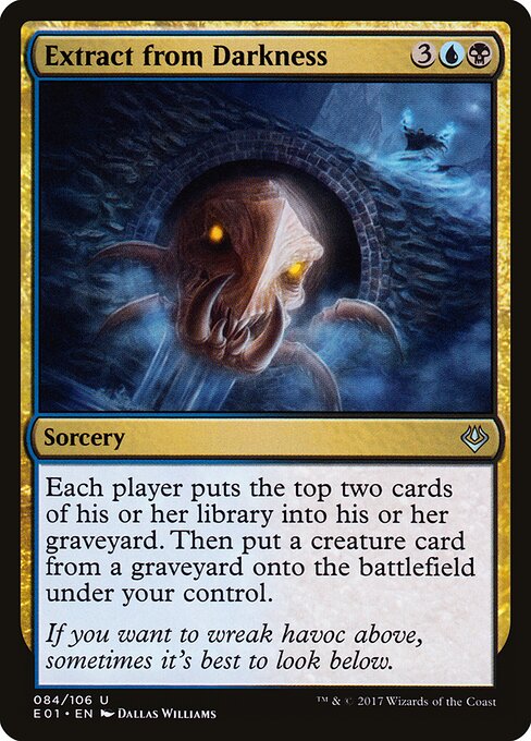 Extract from Darkness card art