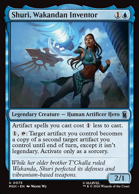 Shuri, Wakandan Inventor card art