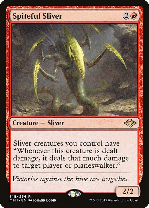 Spiteful Sliver card art