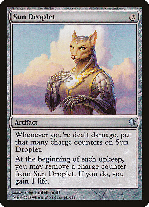 Sun Droplet card art
