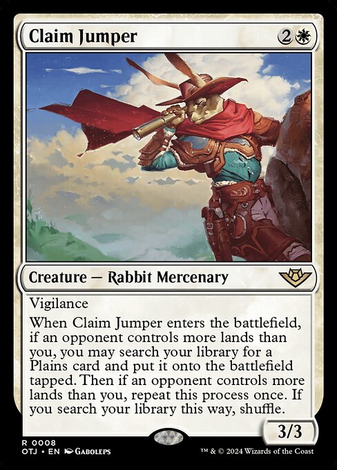 Claim Jumper card art