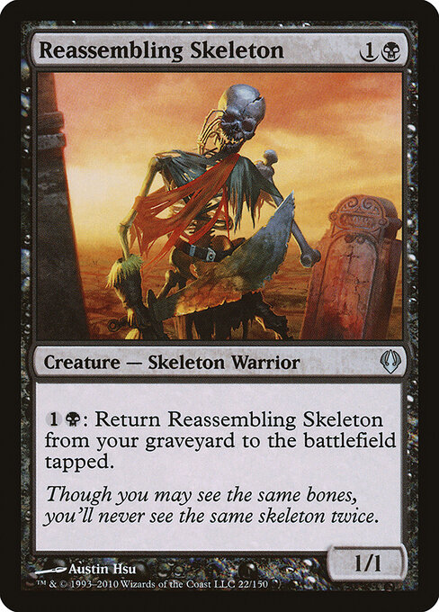 Reassembling Skeleton card art