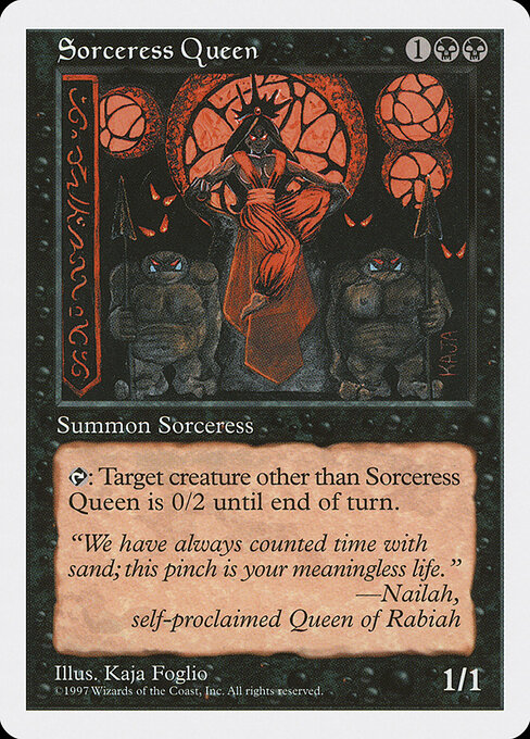 Sorceress Queen card art