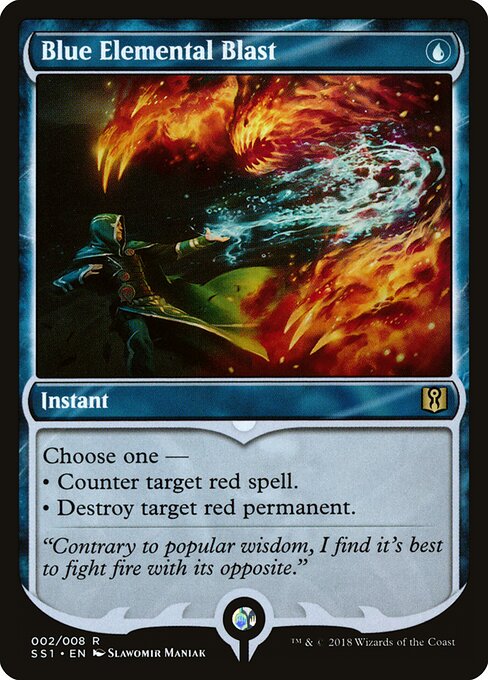 Blue Elemental Blast card art