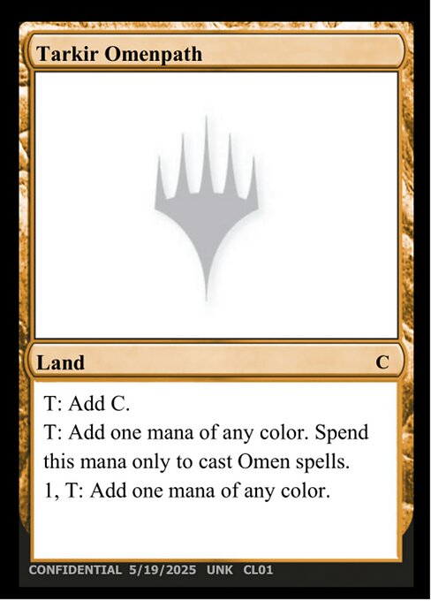 Tarkir Omenpath card art