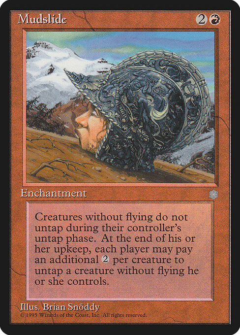 Mudslide card art