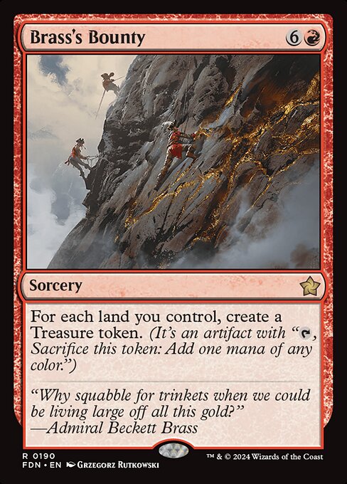Brass's Bounty card art