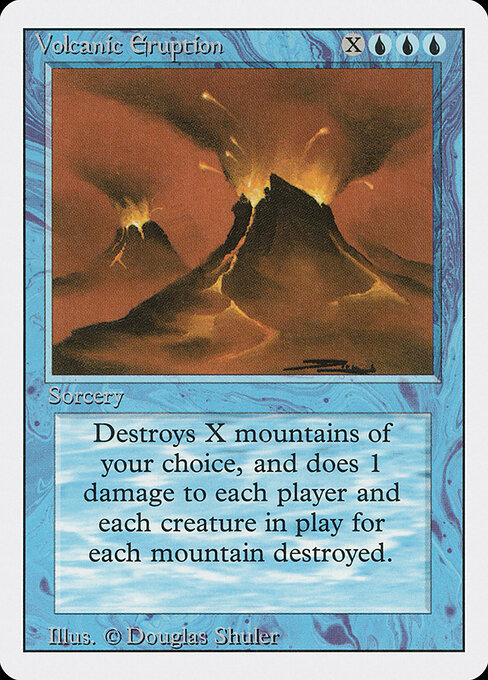 Volcanic Eruption card art