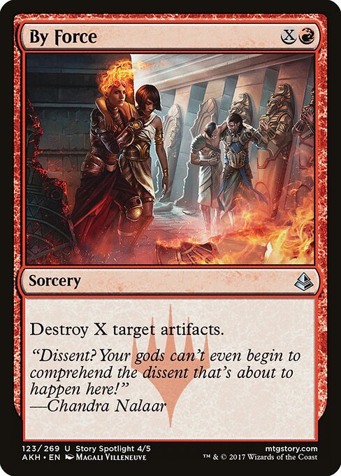 By Force card art