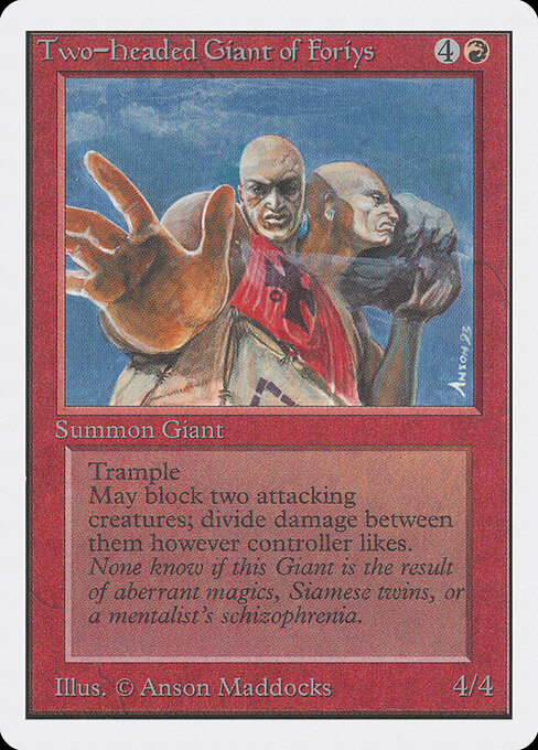 Two-Headed Giant of Foriys card art