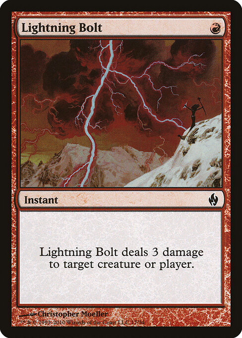 Lightning Bolt card art