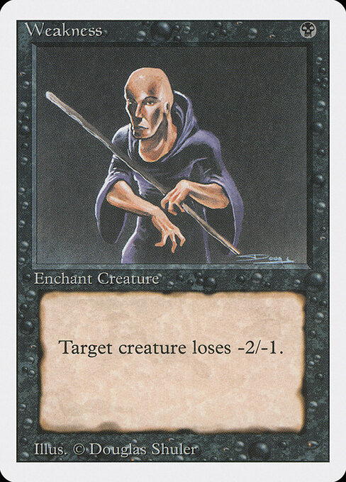 Weakness card art