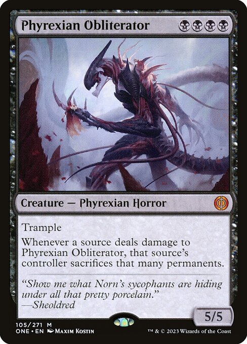 Phyrexian Obliterator card art