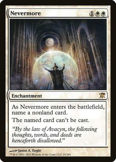 Nevermore card art