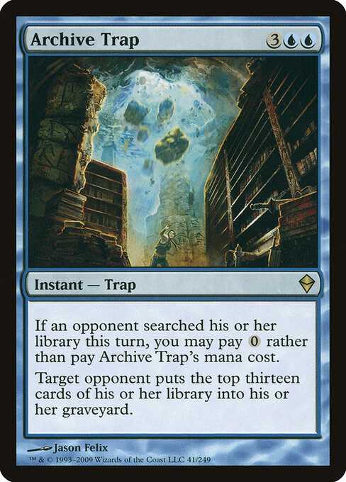 Archive Trap card art